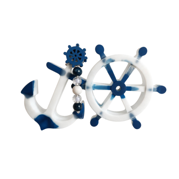 Anchor & Ship Wheel Ornament