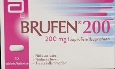 BRUFEN 200MG TABLETS - 10