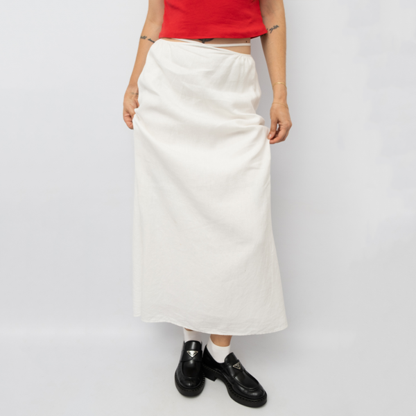 Reformation Pure Linen Maxi Skirt