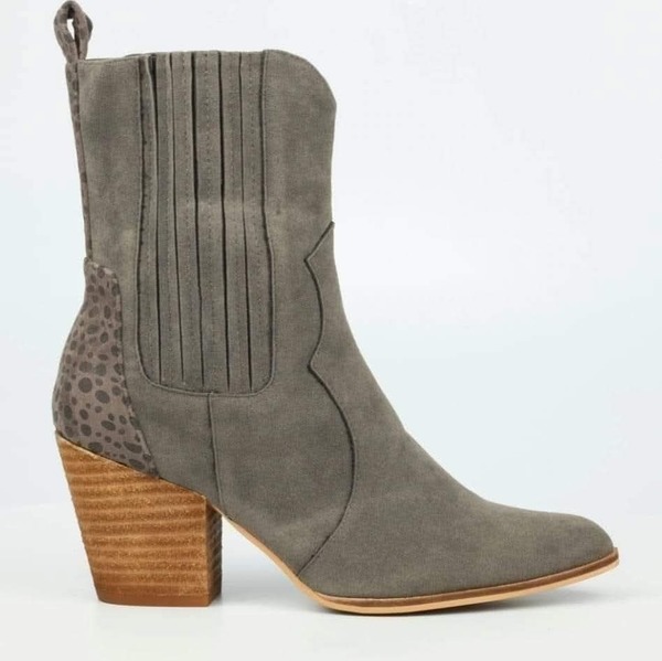 Miss Black - Texas - Grey (Size 5 & 7 )