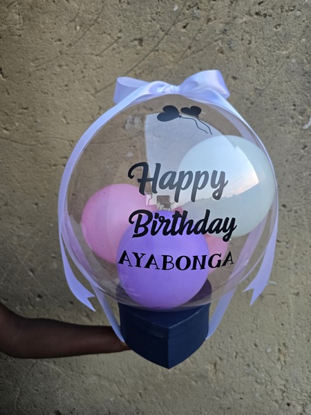 Grace Box & Balloon Hamper