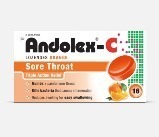 ANDOLEX-C LOZENGES - 16 ORANGE