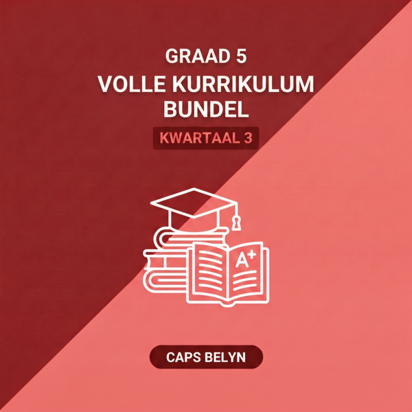 Graad 5 Volle Kurrikulum Bundel Kwartaal 3 (CAPS Belyn)