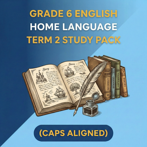 Grade 6 English Home Language Term 2 Study Pack (CAPS Aligned)