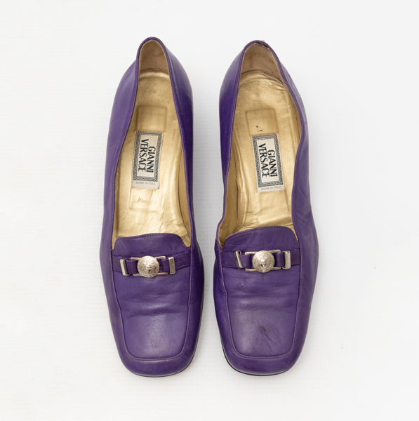 GIANNI VERSACE Vintage Leather Mary Jane