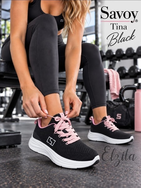 Savoy - Tina - Black (Size 5, 6, 7, 8 )