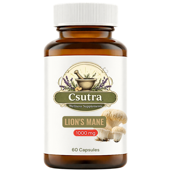 Lion’s Mane Mushroom (1000mg) - 60/120 Capsules