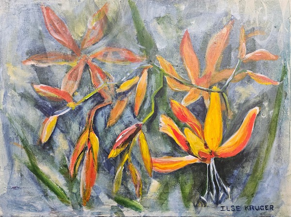 274.  Falling stars (40 x 30cm)
