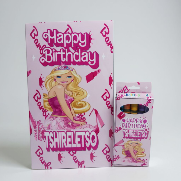 Themed Colouring Book & Crayons