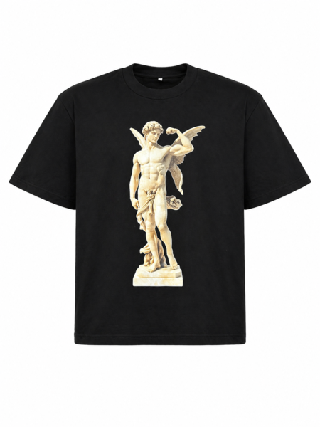 Cream Fairy Black Streetwear tee