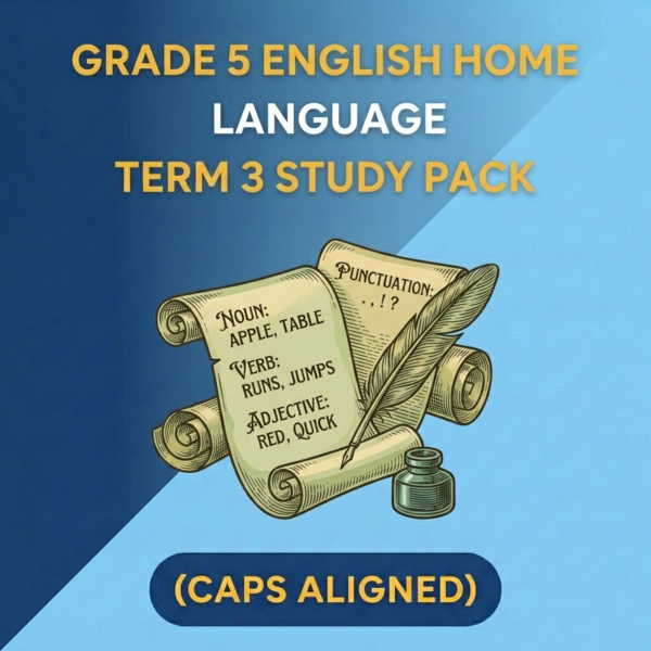 Grade 5 English Home Language Term 3 (CAPS Aligned)