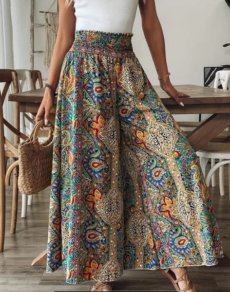 Woman Maxi Skirt Pants