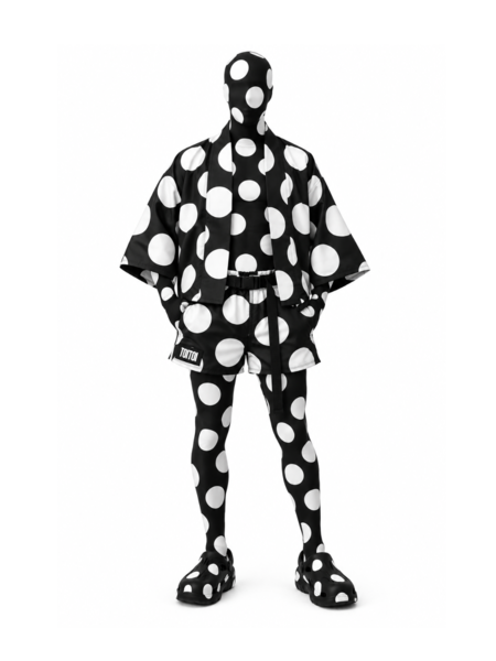 The Spotted Set (kimono + lounge shorts)