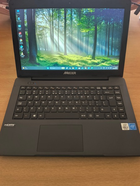 Mecer Laptop i3-1005G1 10th Gen-250GB SSD-8GB DDR4 Ram-Wifi AC