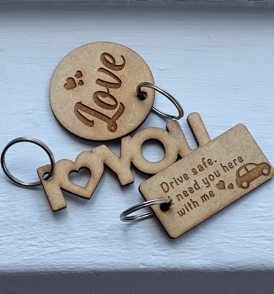 Assorted Wooden Keyring | Unlock the fun! Add some fun and character to ...