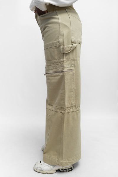 The Ragged Priest Carpenter Jeans Beige