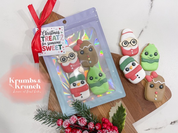 Festive Mini Cookie Pouches