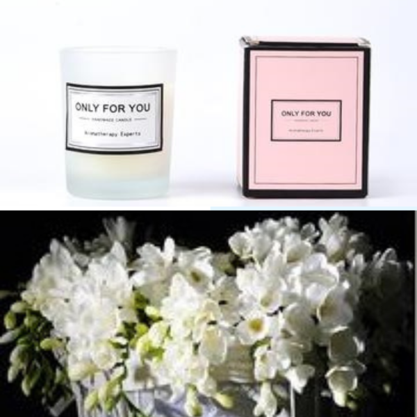 Scented Soy Wax Candle in a Glass