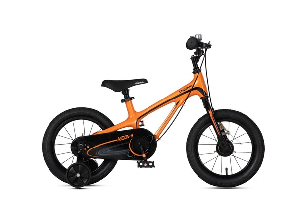 Chipmunk 16'' Moon 5 Magnesium Alloy Frame Kids Bicycle Orange & Blue