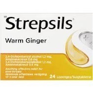 STREPSILS LOZENGES 24 - WARM GINGER