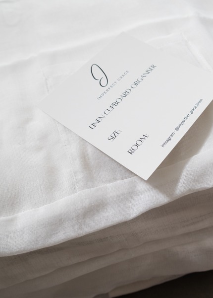 Linen Storage Bag – Cotton Muslin Bag for Tablecloths & Bedding Organization