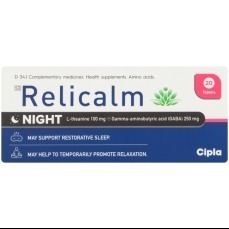 RELICALM NIGHT TABLETS 20