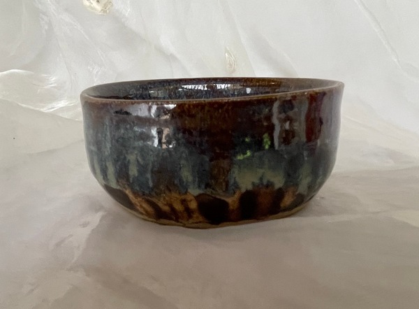 Blue Oatmeal on Black