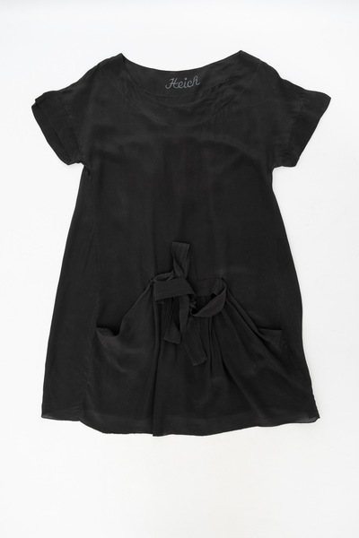 Vintage 100% Silk Boxy Mini Dress