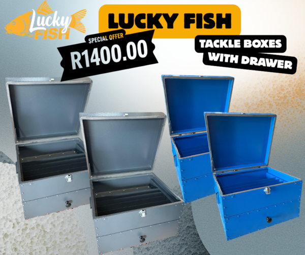 Lucky Fish - Premium Tackle box with drawer