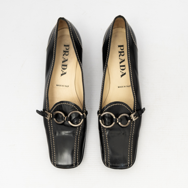 PRADA Vintage Leather Mary Jane