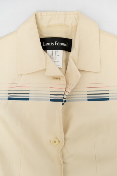 LOUIS FERAUD Vintage Cotton Silk Blend Jacket