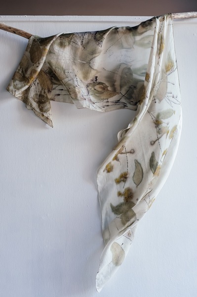 Silk Scarf, Pecan, Eucalyptus and Beefwood