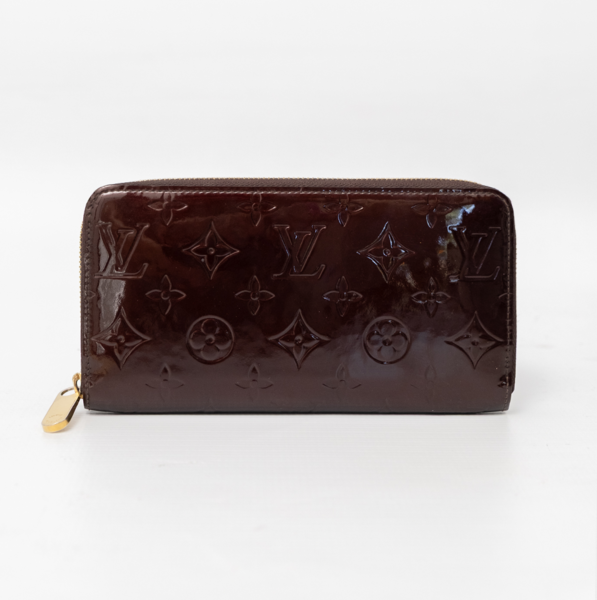 LOUIS VUITTON Pre-Owned Amarante Monogram Vernis Zippy Wallet