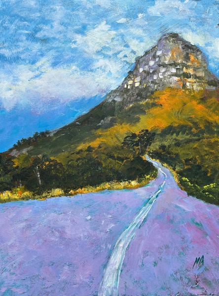 Checkmate at Sunrise, Lion’s Head — Original Acrylic Painting (Framed)