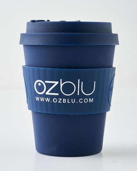 OZblu® Ecoffee Cup Blue 12oz/355ml
