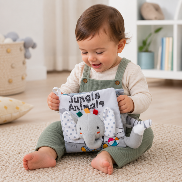 Cuddle & crinkle baby book