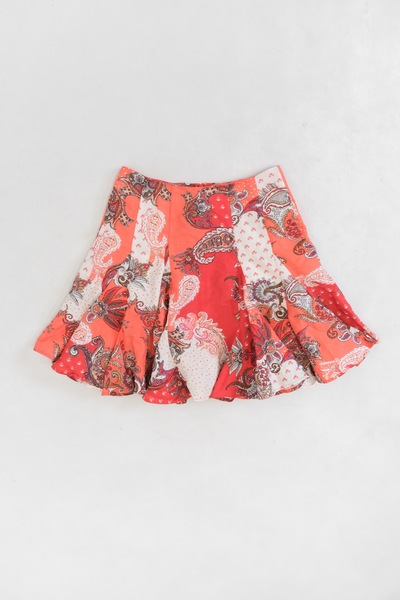 Bandana Print Mini Skirt