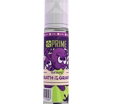 Prime Wrath Of The Grapes 0mg, 3mg, 6mg, 12mg, 18mg - 60ml