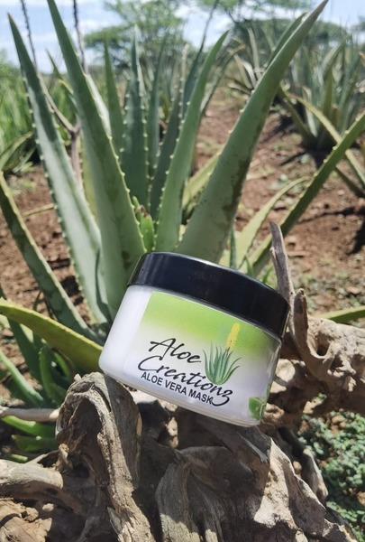 Aloe vera gel hair mask