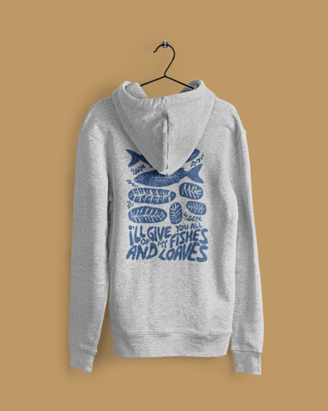 Adult Winter Hoodie - Fish & Bread