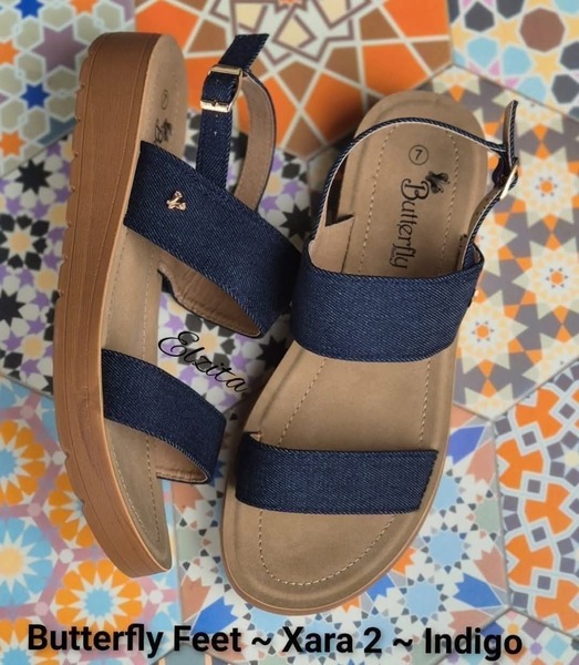 Butterfly Feet - Xara 2 - Indigo (Size 4, 7,  8 )