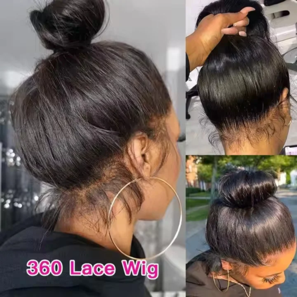 360 wigs straight
