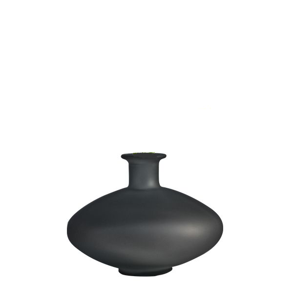 RS Luxury Collection Smoke Matte Grey Bottle VaseColour Dark