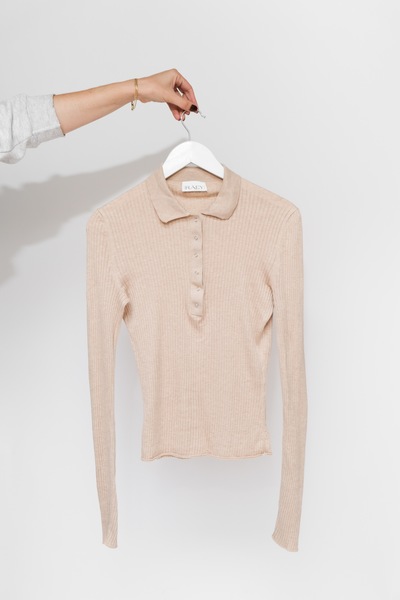RAEY Ribbed Silk Blend Knit