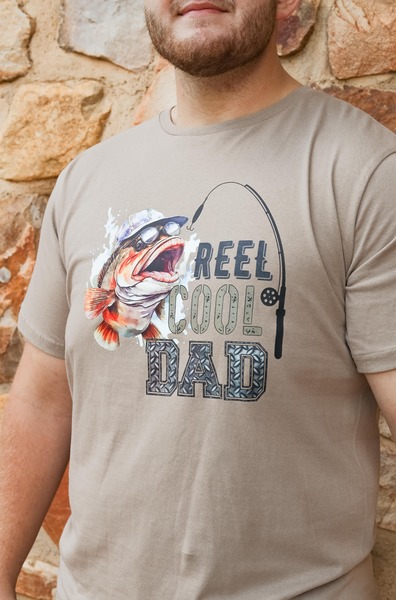 Reel cool dad shirt