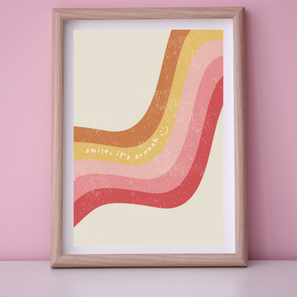 Smile its Sunnah - A4 Wall Art Print