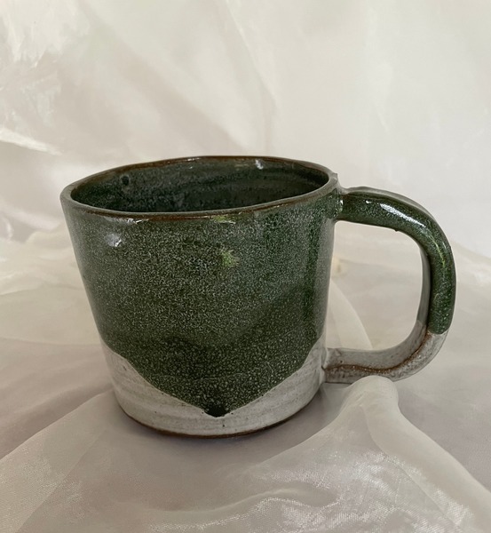 Green & White Mug