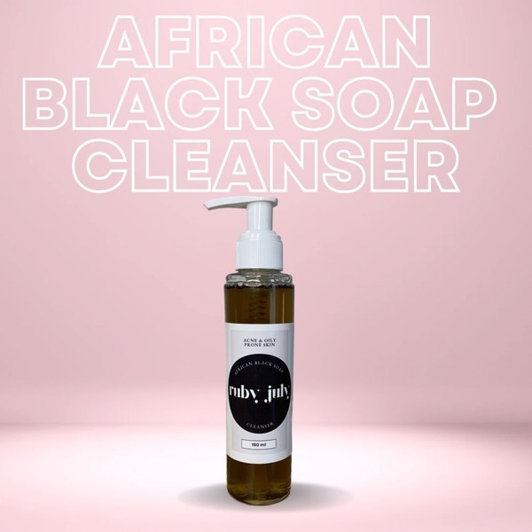 African Black Soap cleanser.
