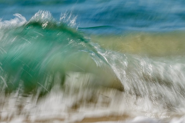 Ocean Greeting the Shore