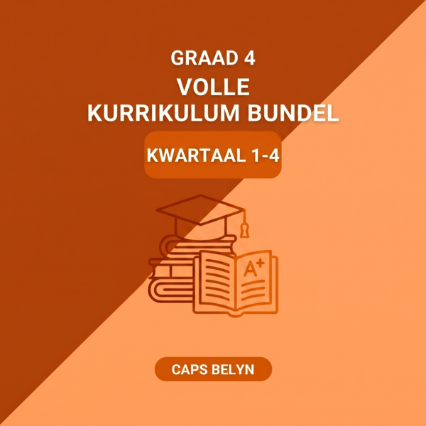 Graad 4 Volle Kurrikulum Bundel Kwartaal 1-4
